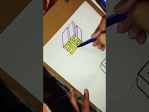 3d art drawing easy #art #artist #trending #shortsvideo