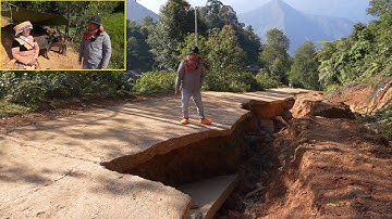 Thăm bản Háng Đay sau 3 năm tuyến đường bê tông 1 đoạn bị sạt lở  - Gặp lại Chị Nu cuộc sống đã ổn