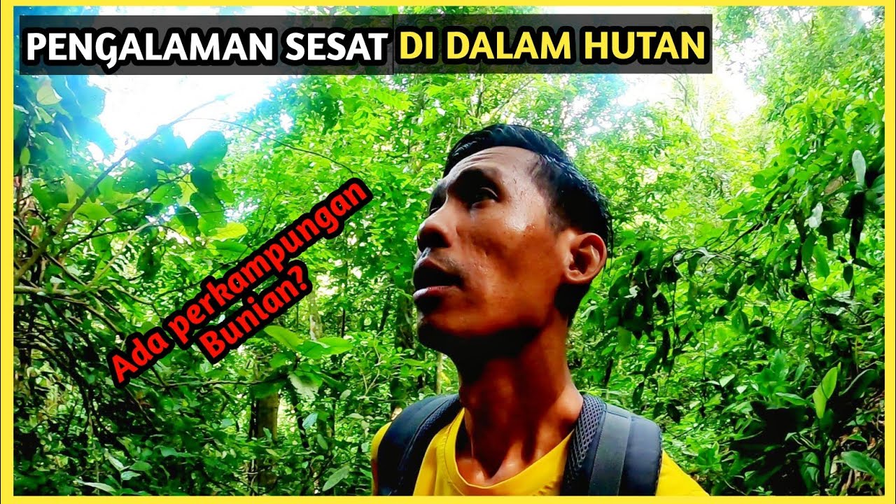 SESAT DI DALAM HUTAN, ADA PERKAMPUNGAN BUNIAN? [KISAH SERAM BENAR]