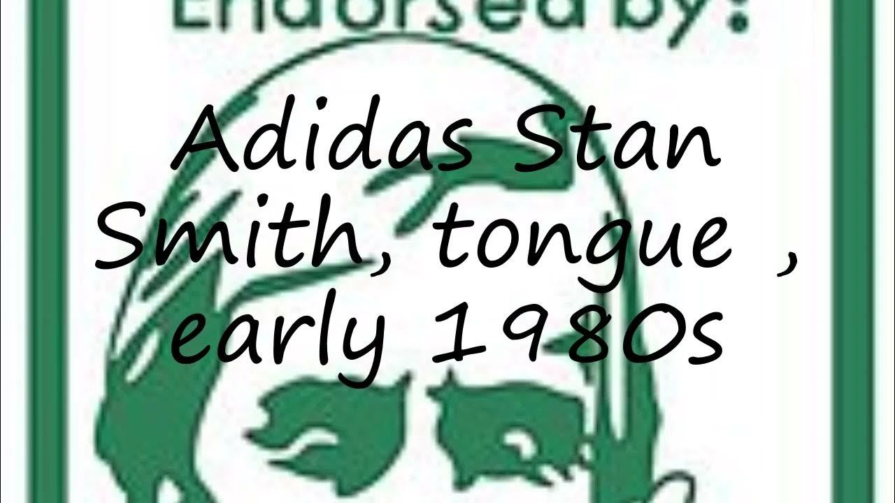 How to pronounce Adidas Stan Smith, tongue , early 1980s in English
