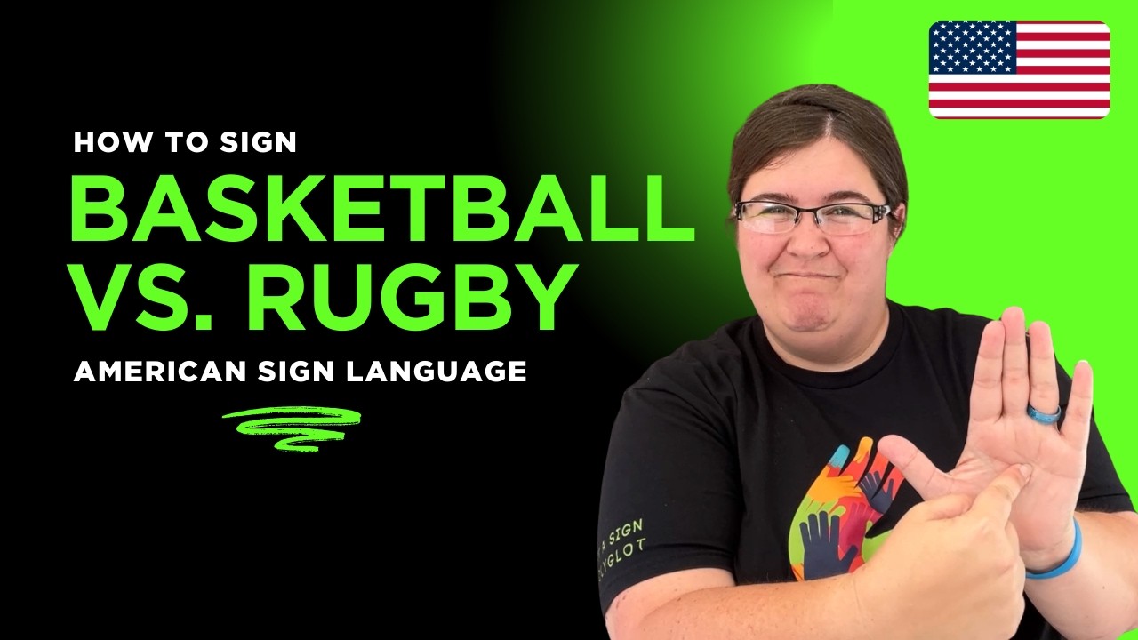 How to sign Basketball vs Rugby in American Sign Language (ASL) - YouTube