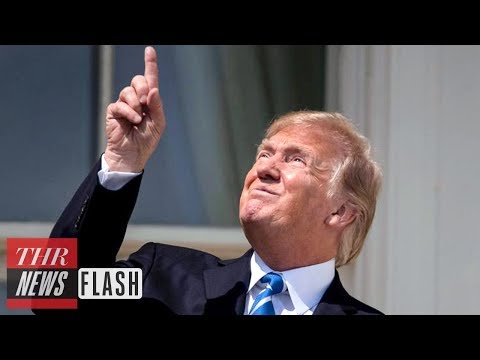 Trump Looking at Eclipse Without Glasses Be es Instant Meme