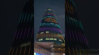 #ifcmall #M3m IFC #ifc light #tollestbuilding in Gurgaon.  What a lighting view of M3M IFC
