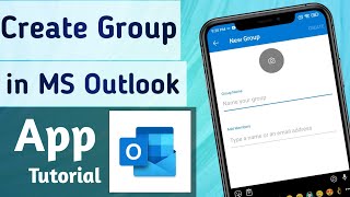 How to Create Group in Microsoft Outlook App