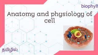 Allied health science | Anatomy and physiology of cell in tamil |