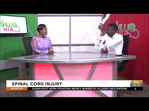 Discussing: Spinal Cord Injury - Nkwa Hia on Adom TV (29-2-22)