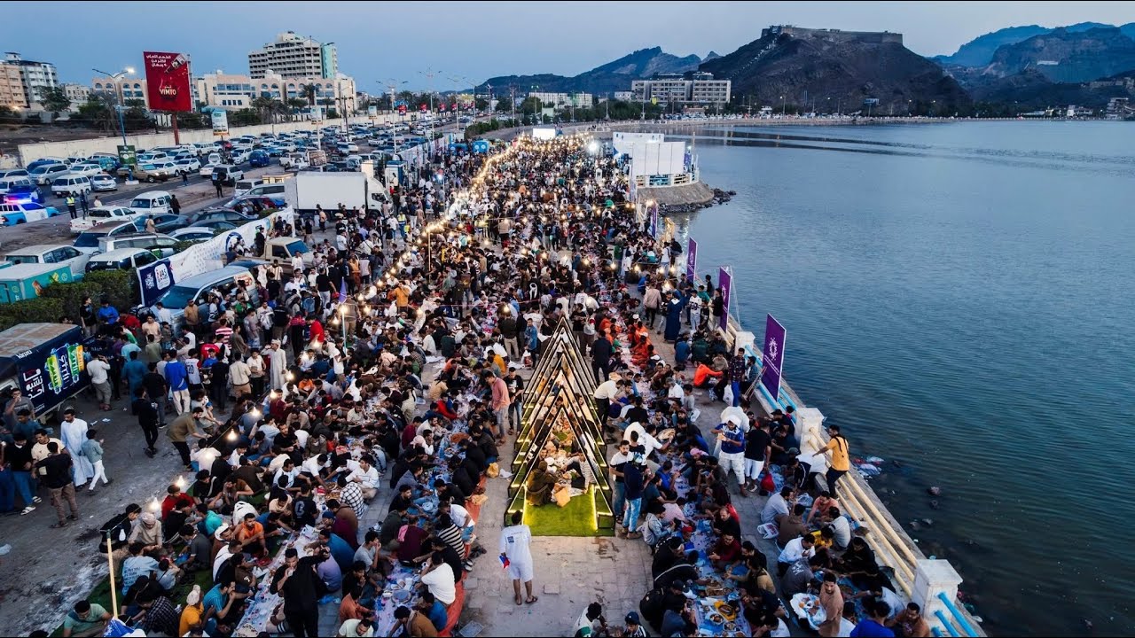 اكبر افطار جماعي في اليمن🇾🇪.. الثاني في الشرق الاوسط 2