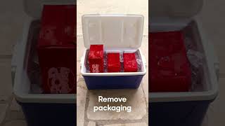 The BEST way to pack your cooler #shorts