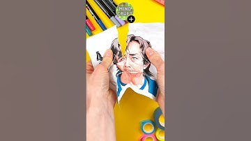 DIY Paper Craft Trick with Gi-hun Transformation to Creepy Version by Squid Game #squidgame #diy