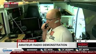 Amateur radio demonstration in Jefferson County