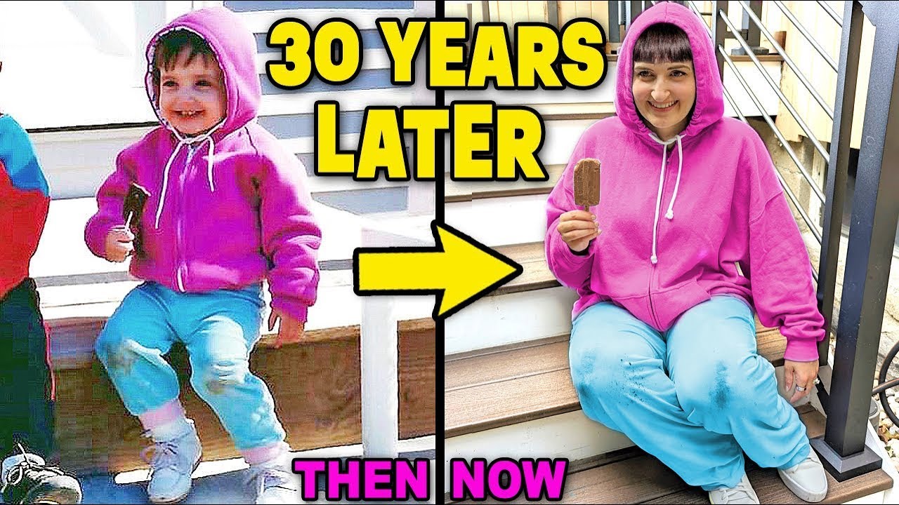 Я пыталась воссоздать детские фотографии… но мне уже 30 лет.