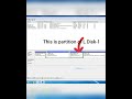 Delete Partition of Disk #short #shorts #Short #Short #shortsvideo #csytricks