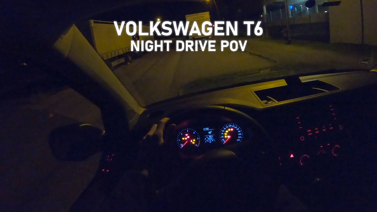 2021 Volkswagen T6.1 Transporter Manual Night Drive POV