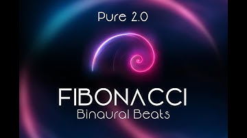 Fibonacci Sequence with Pure Binaural Beats – Golden Ratio Frequencies - Black Screen