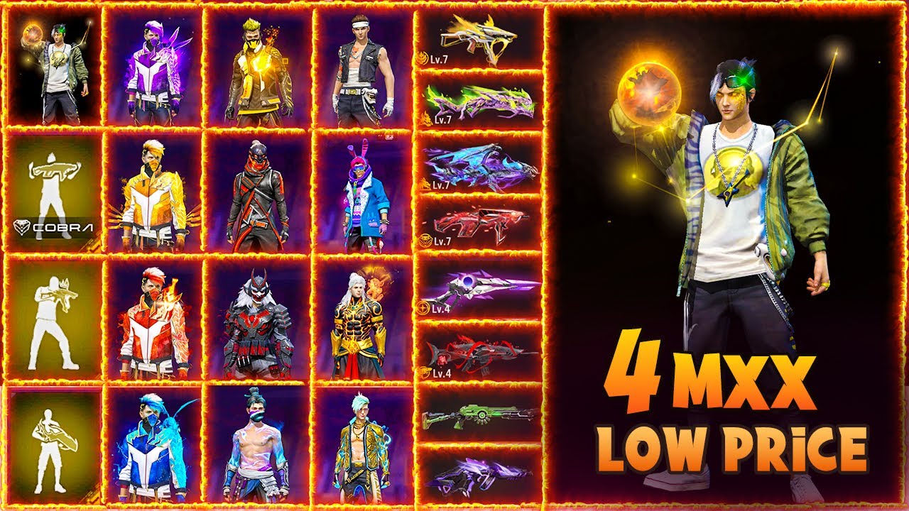 Free fire (ID) Sell | 999+ & All Evo Maxx ID | OldCollection Available Tamil