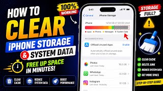 iPhone Storage Full Ho Gaya? System Data Clear Kaise Kare (100% Working)