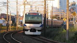 常磐線　E531系K414編成　436M　普通 上野 行　岩間～友部　野球場踏切　通過　2020.10.24