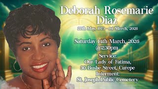 In Loving Memory of Deborah Rosemarie Diaz
