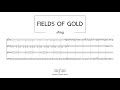 Sting Fields Of Gold String Quartet Sheet Music