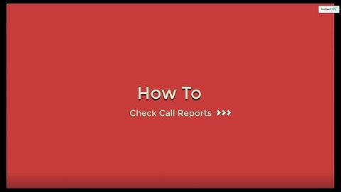 How To Check/ Download Call Reports | The Real PBX