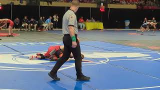 Jaxon Jones vs Brayden Polly- MPSSAA State Wrestling Tournament Quarterfinals