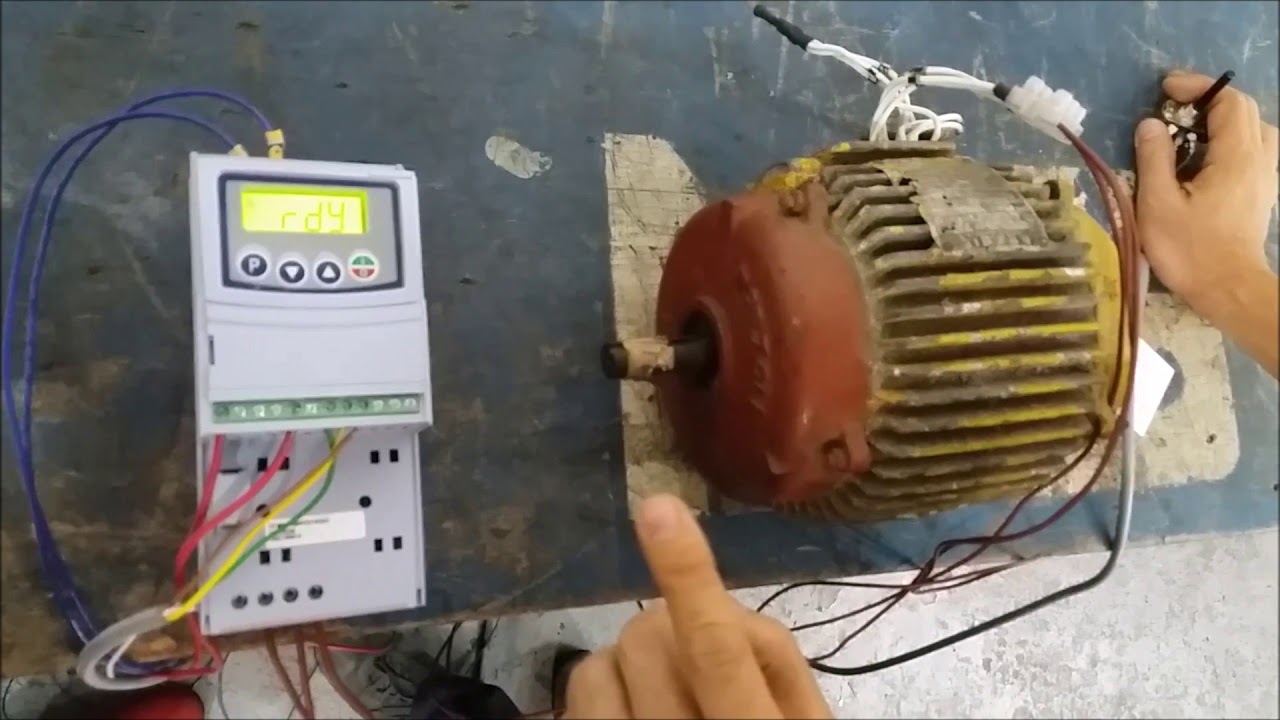 Configurando Inversor de Frequência WEG CFW300 - Liga/Desliga via borne