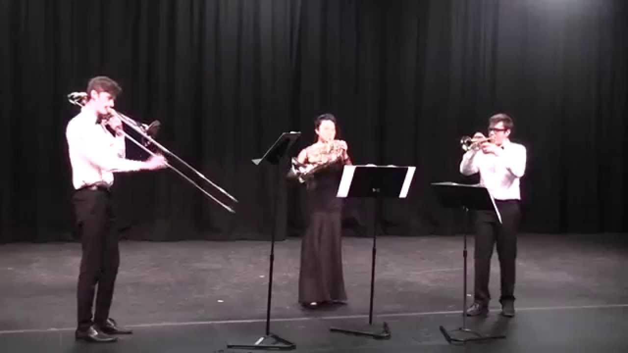 Poulenc Sonata for Horn, Trumpet & Trombone (3rd Movement) YouTube