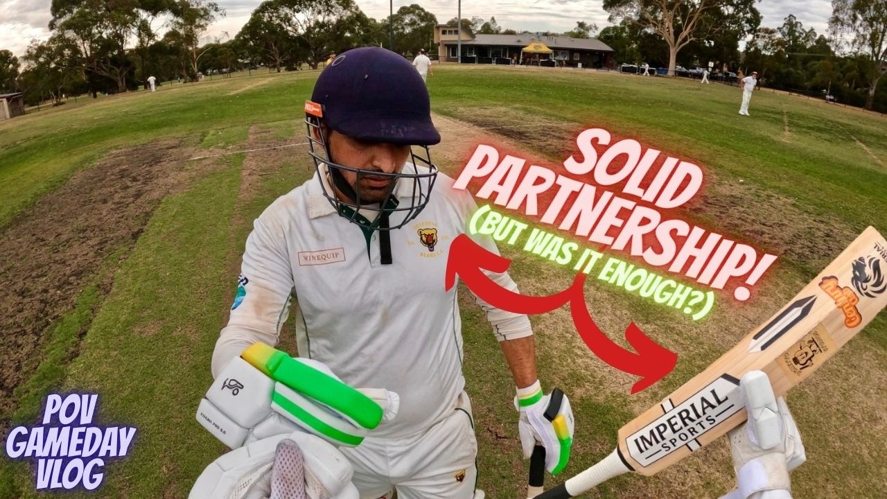 We Built a Big Partnership… Then Everything Changed 😬🏏 | POV Cricket Gameday Vlog