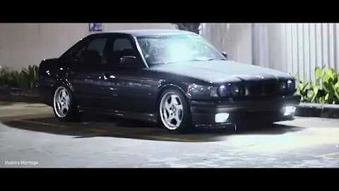 BMW E34 - FREE FLOW FLAVA - Black & White (Best Video Footage Music Edit) 4KHD