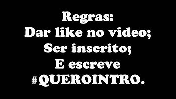 Sorteio de intro animada[Fechado] (Ler DESCRIÇAO)