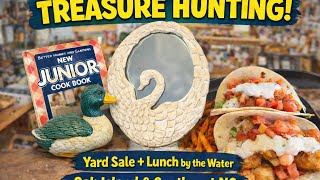 Treasure Hunting in Oak Island & Southport NC | Yard Sales, Thrifting & Lunch by the Water 