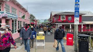 Monterey California Old Fisherman's Wharf Walking Tour #vacation #travel 4k HDR