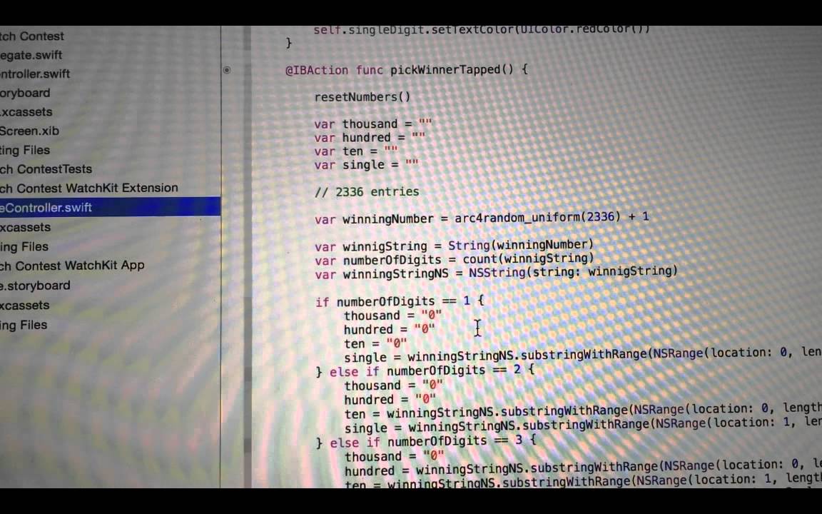 Apple Watch Contest Winner and Winner Selection App
