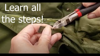 How to Replace the Zipper on a Winter Coat