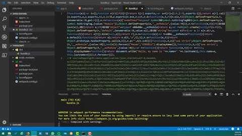 TypeScript webpack ts loader uglify minify