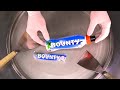 Bounty Chocolate Bar Ice Cream Rolls | how to make Chocolate and Coconut Ice Cream - satisfying ASMR