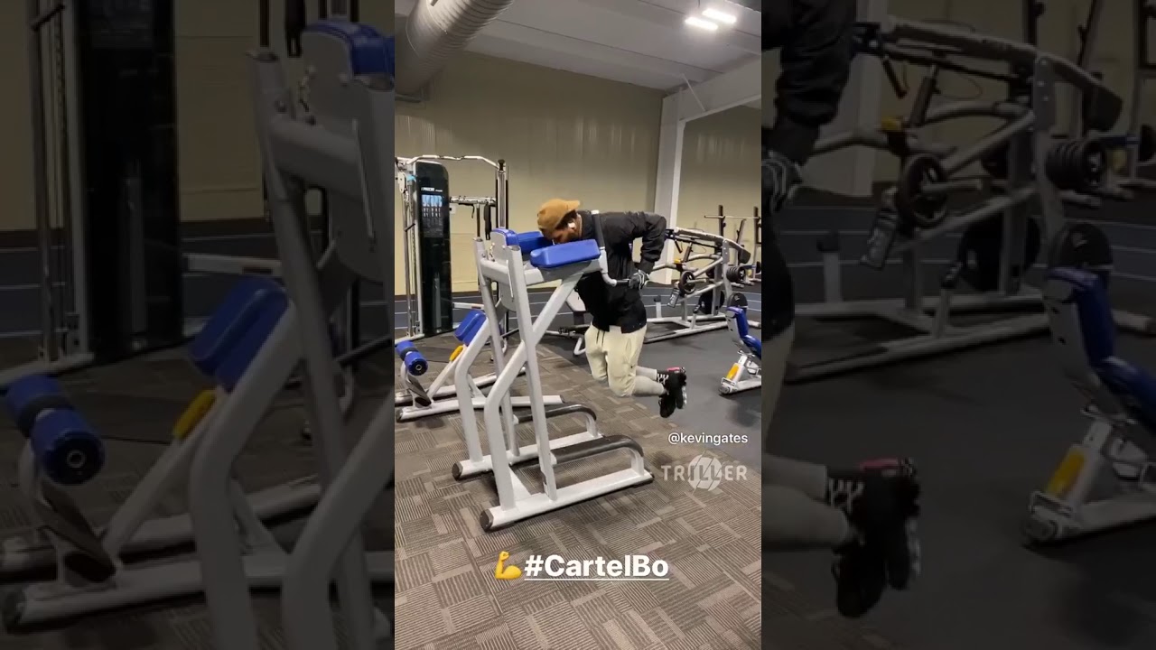 Kevin Gates working out YouTube