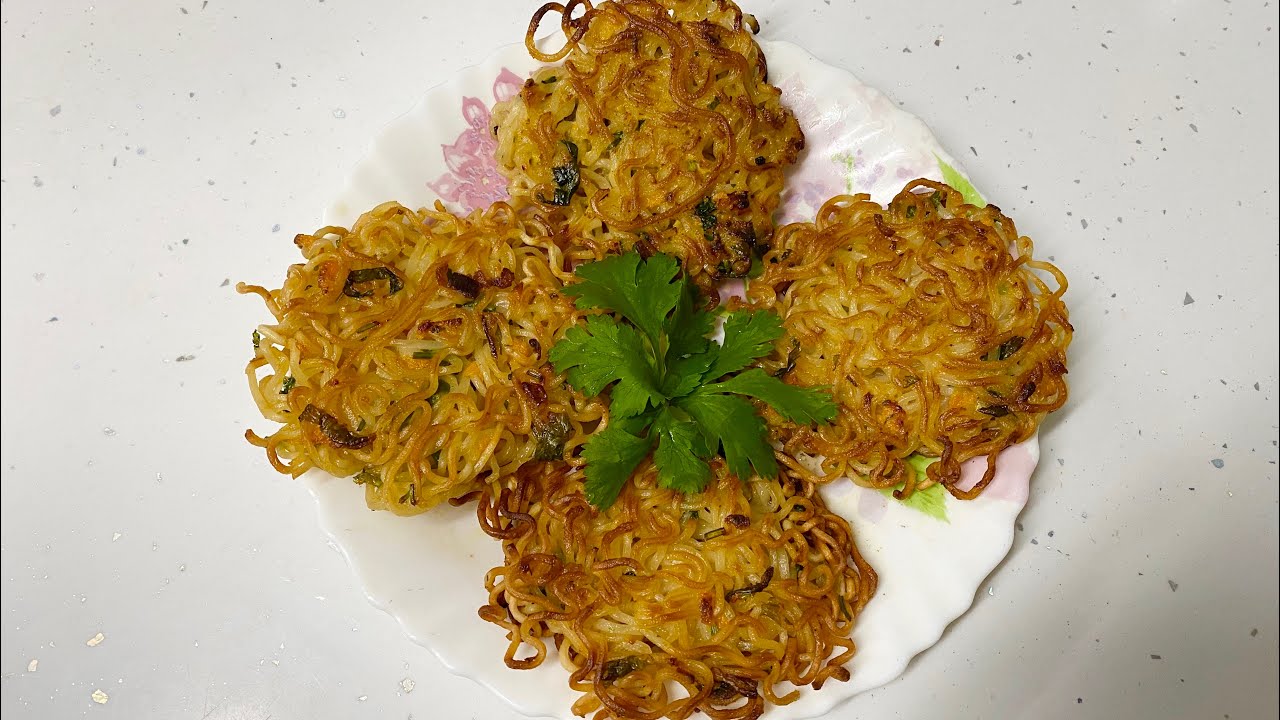 Spicy Noodle Pancake YouTube
