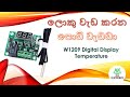 How to use W1209 Temperature relay controller in sinhala