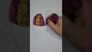 Chiroyli qiz chizish / Drawing a beaugiful girl / Fashion girl drawing