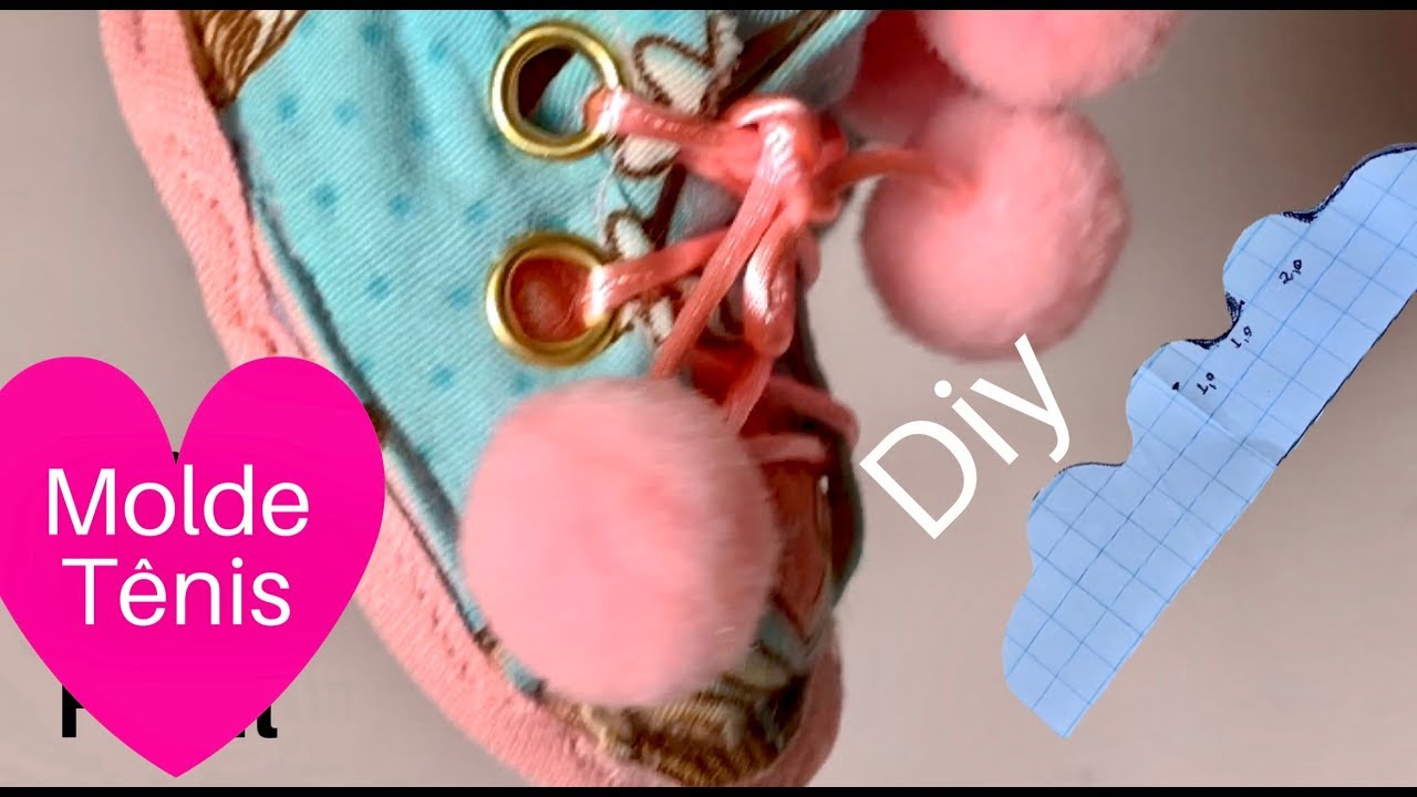 Como fazer MOLDE de TÊNIS para BABY ALIVE e BONECAS SIMILARES -Diy - Risoleta