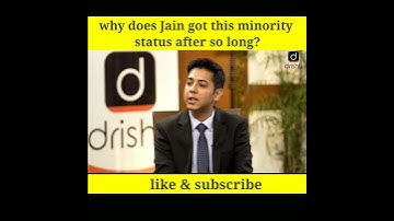 why does Jain got this minority status after so long?😮#shorts #tanujain #vikasdivyakirti #drishtiias
