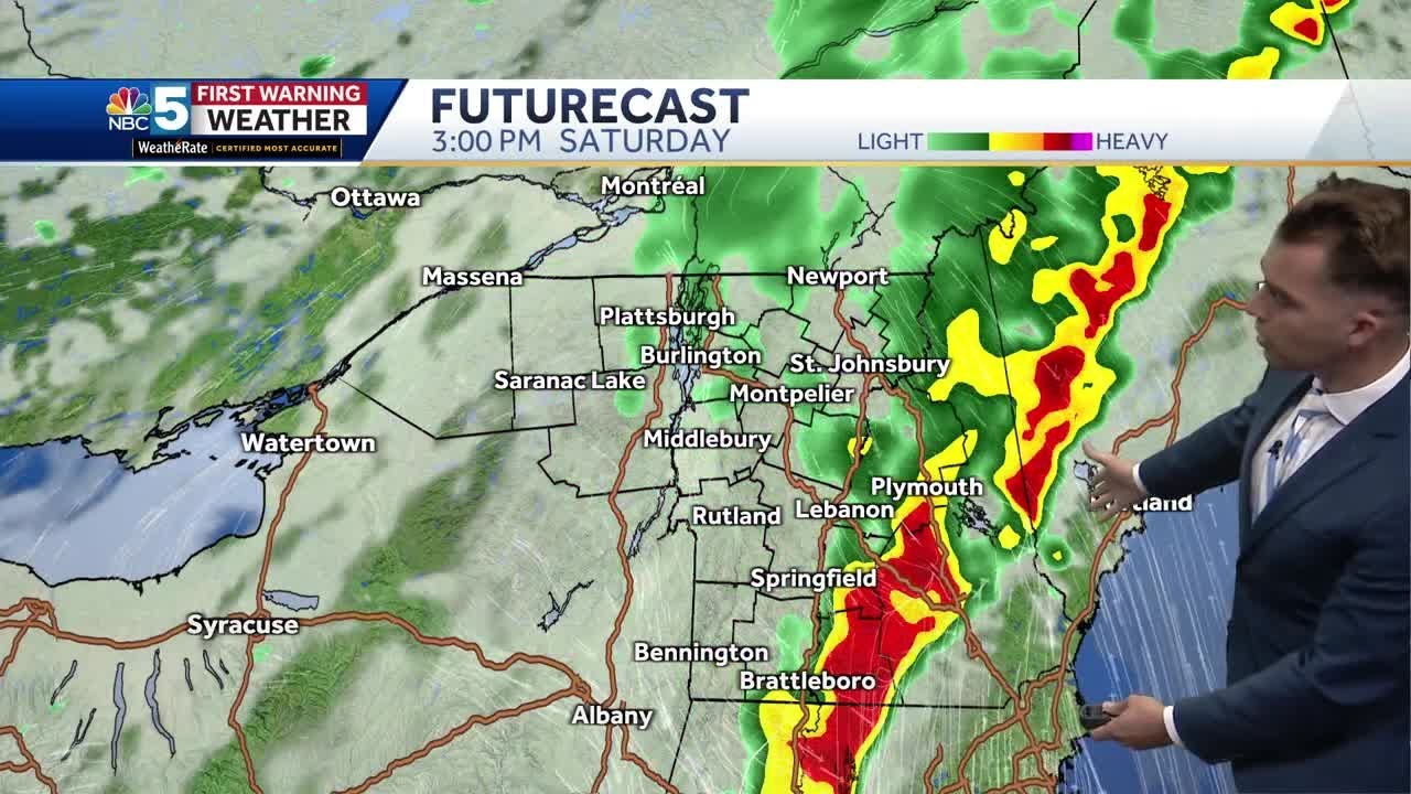 Much cooler Saturday, tracking rain and severe storms (9-05-25) - YouTube