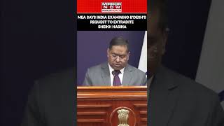 India Reacts To Bangladesh's Request To Extradite Sheikh Hasina, Says They Are Examining, Watch