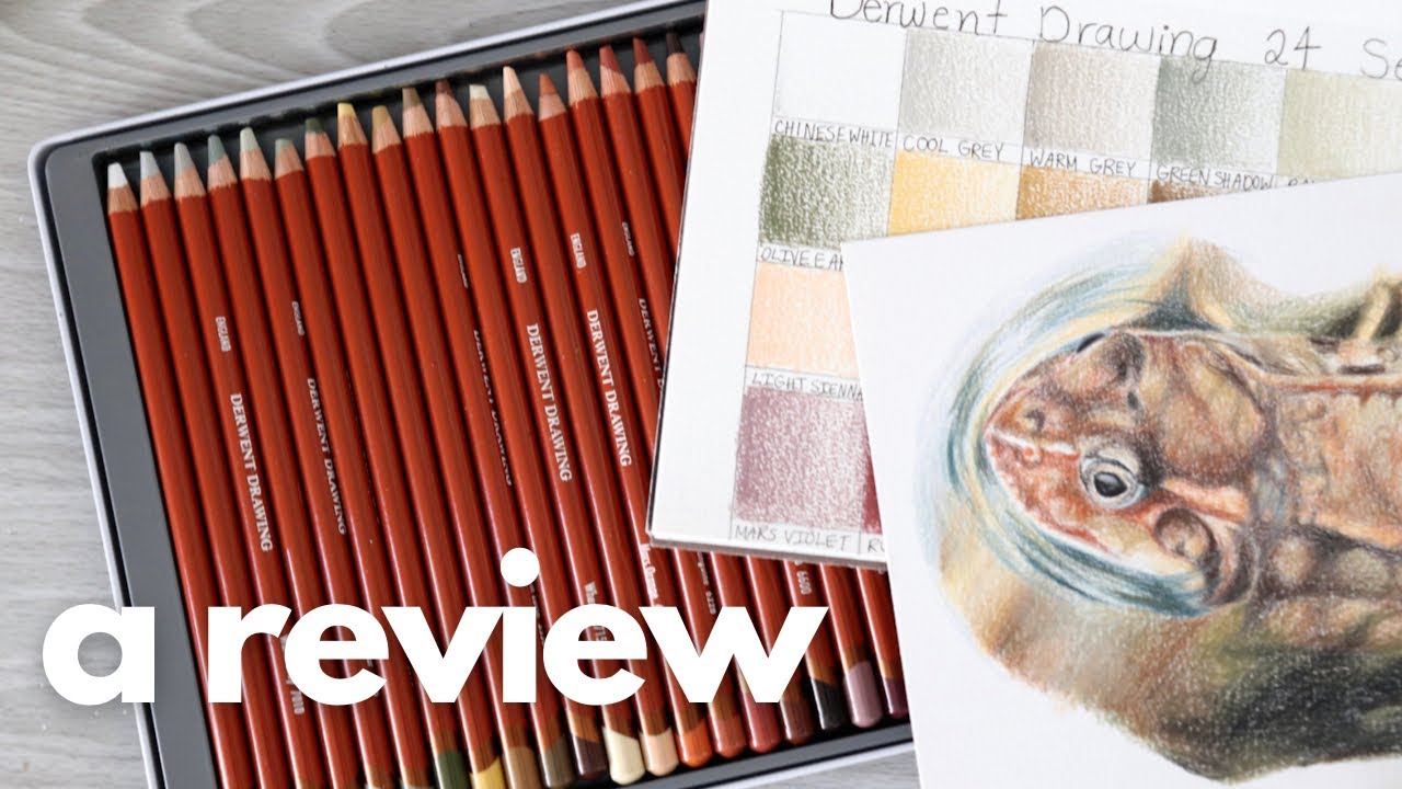 DERWENT DRAWING PENCILS REVIEW Reviewing the 24 Set of These Awesome