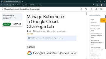 Manage Kubernetes in Google Cloud: Challenge Lab | #qwiklabs | #GSP510