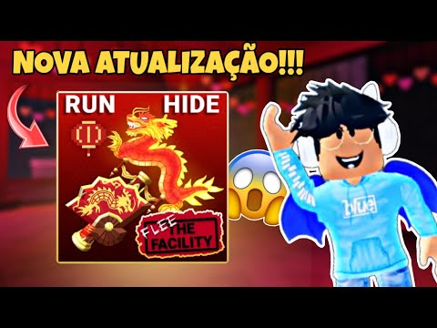NOVA ATUALIZAÇÃO DO FLEE THE FACILITY!! TUDO QUE CHEGOU 😱🔨 Roblox