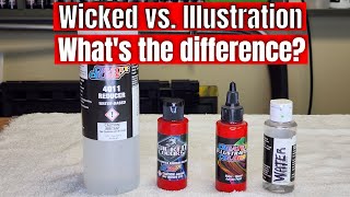 Createx Wicked vs. Illustration Airbrush Paint  What's the Difference?