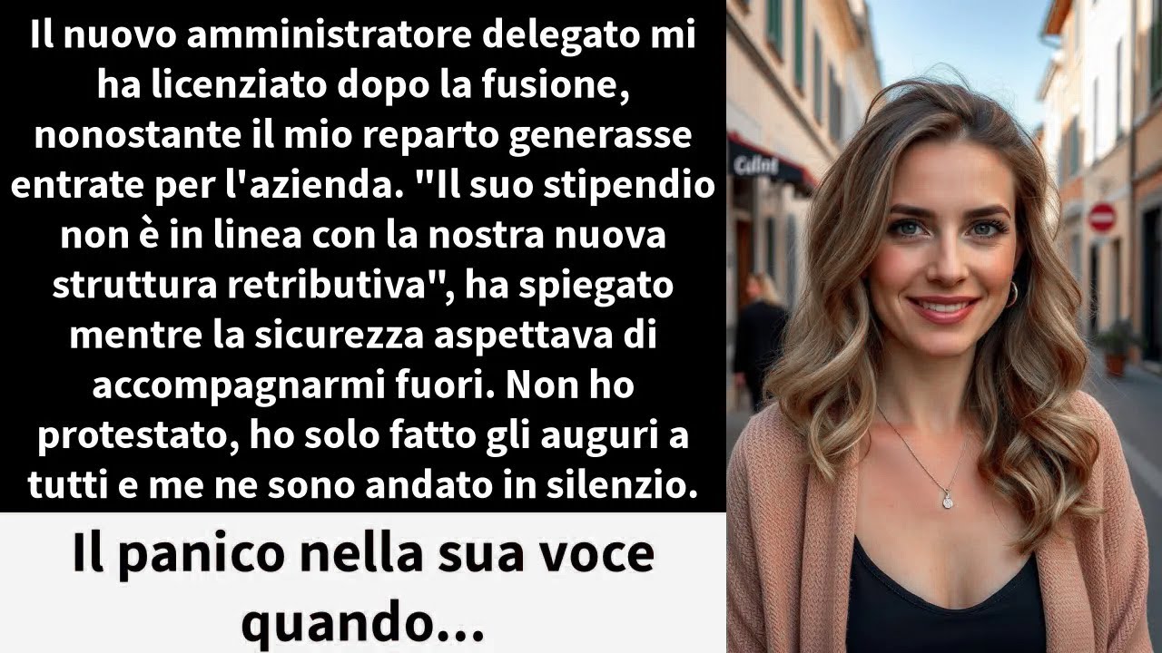Il nuovo amministratore delegato mi ha licenziato dopo la fusione, nonostante il mio reparto