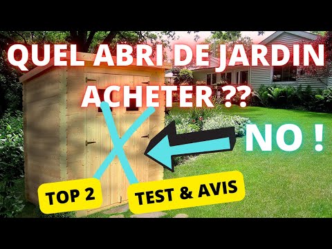 Comparatif entre abris en résine et abris en bois